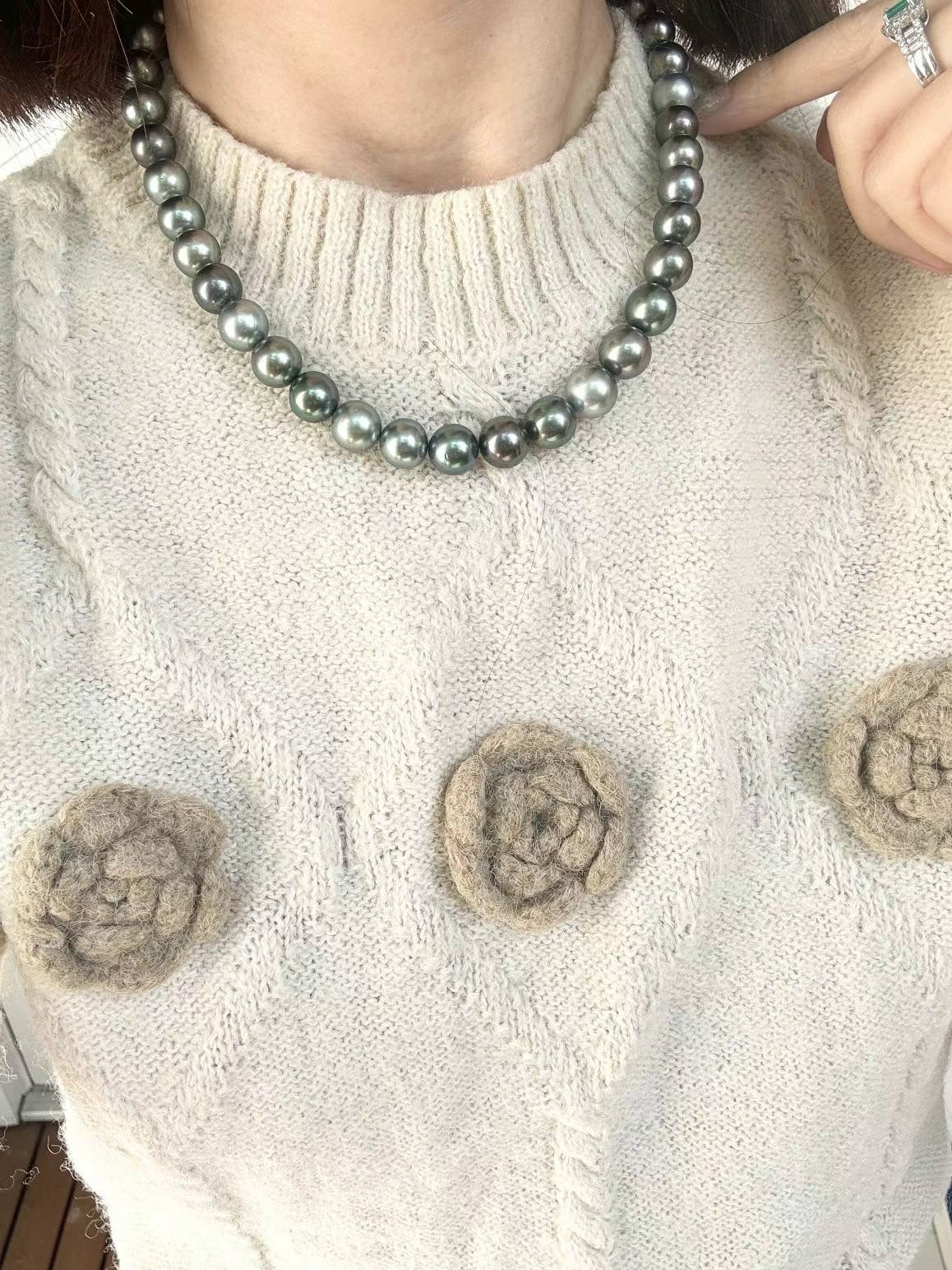 Guild Certificate Tahitian necklace