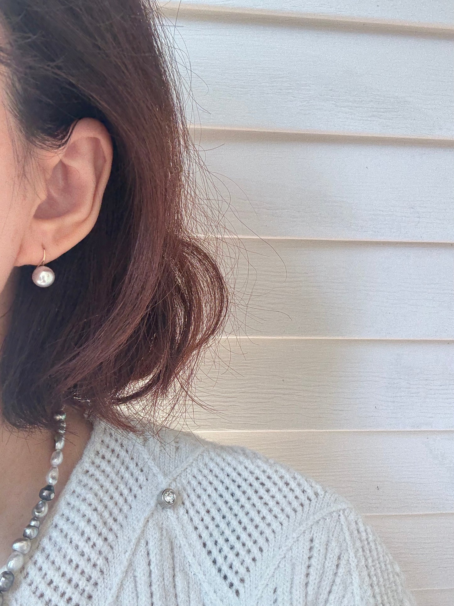 High heel 7.5-8mm AkoyaEarrings