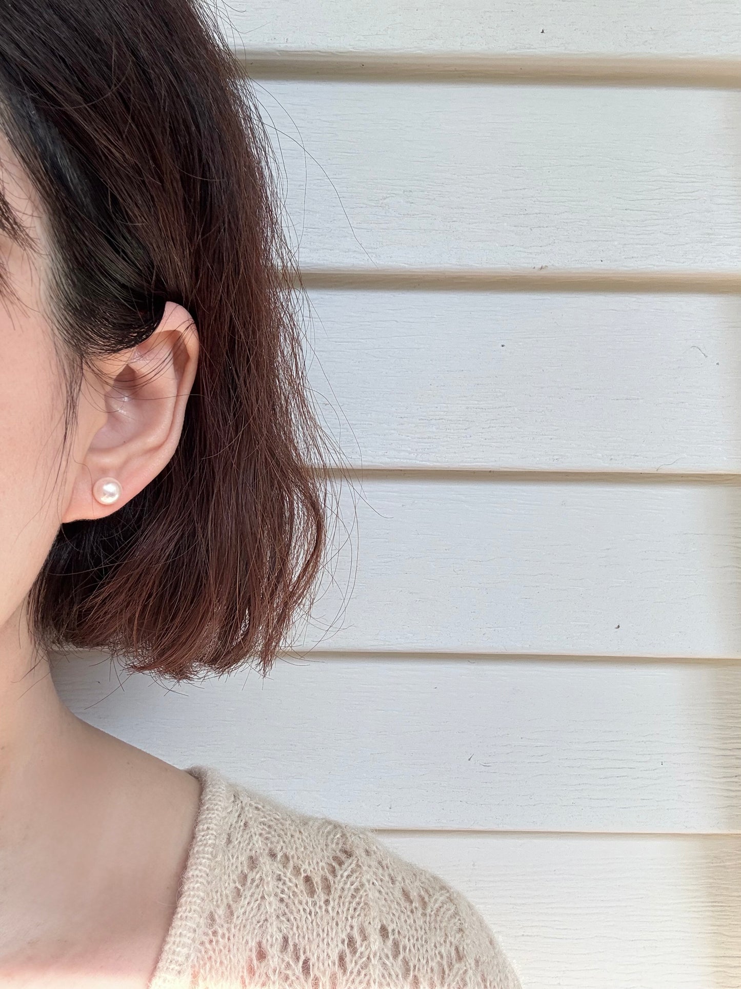 18k solid Gold Akoya & Tahitian earrings