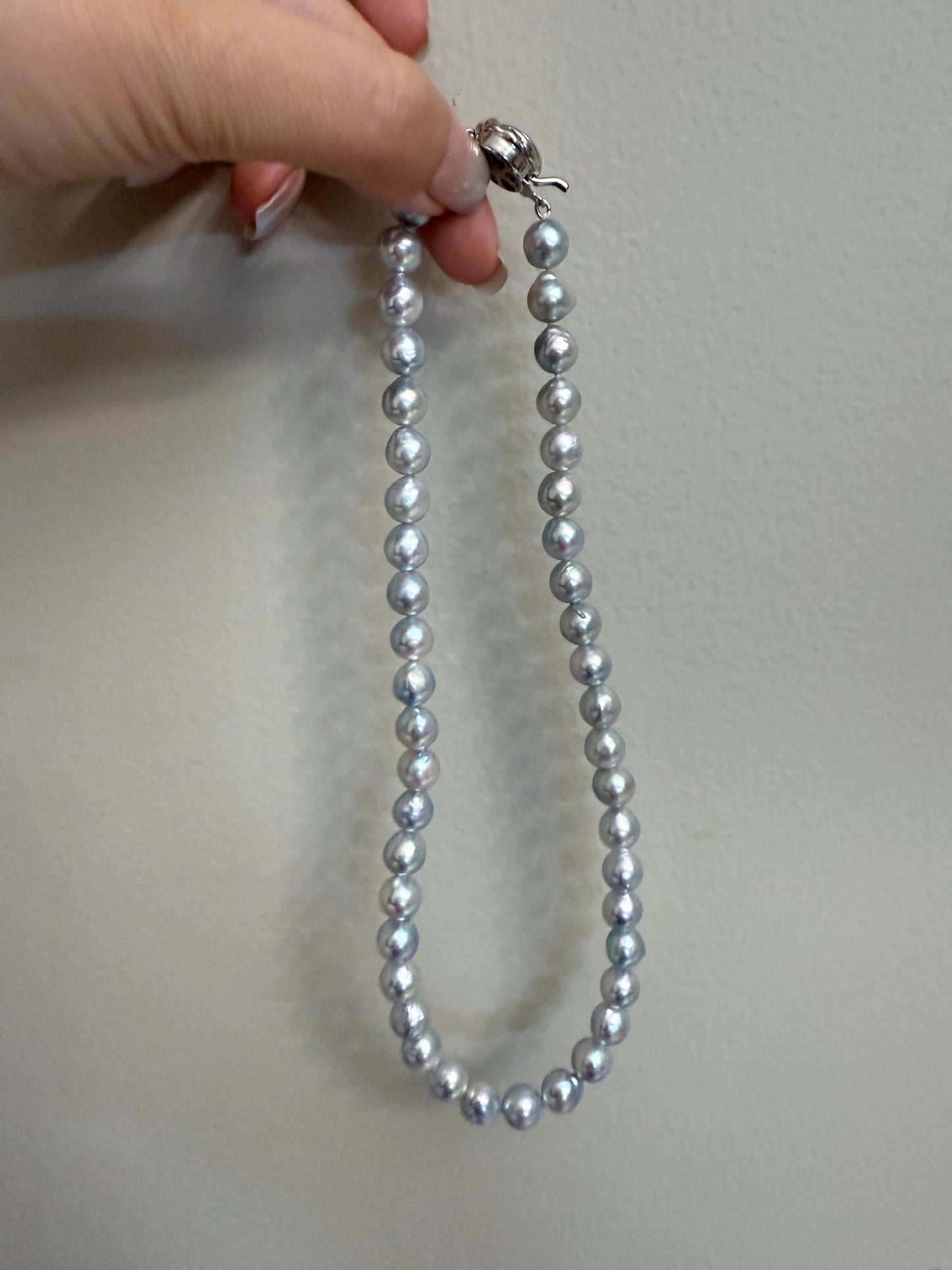Madama Japanese Akoya baroque Sea Pearl Necklace