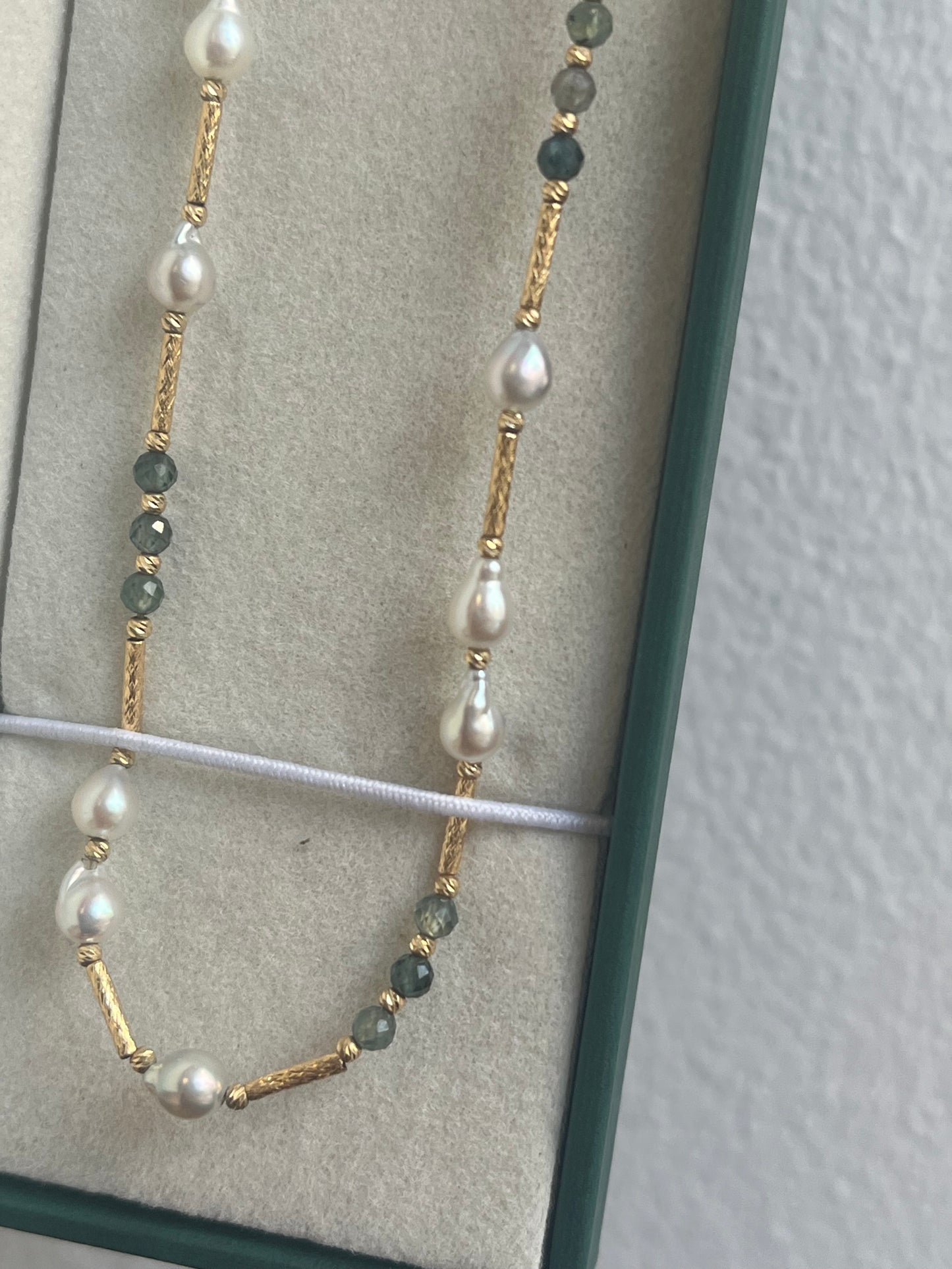 18k金管海水akoya项链Sea Pearl akoya pendant