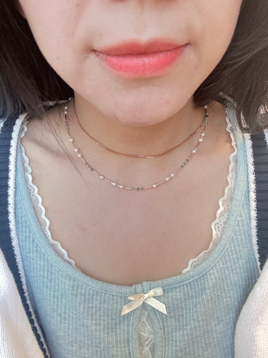 18k金管海水akoya项链Sea Pearl akoya pendant