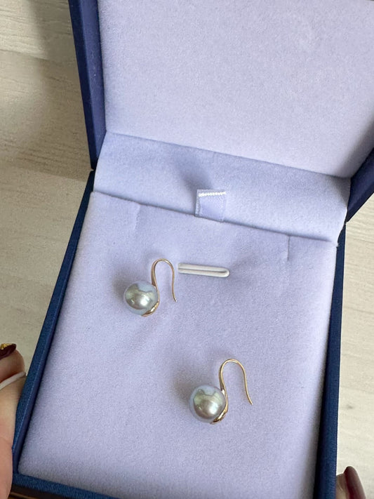 18k High heel 7.5-8mm AkoyaEarrings