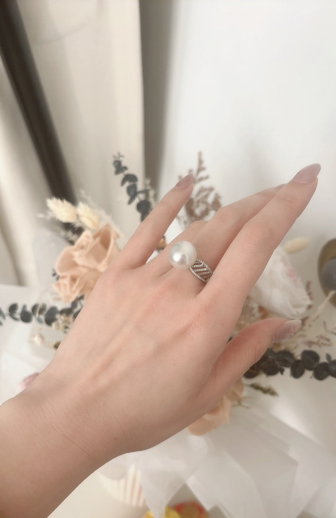 White south Sea Pearl,Single Button 12.6mm AAA/AA Paspaley