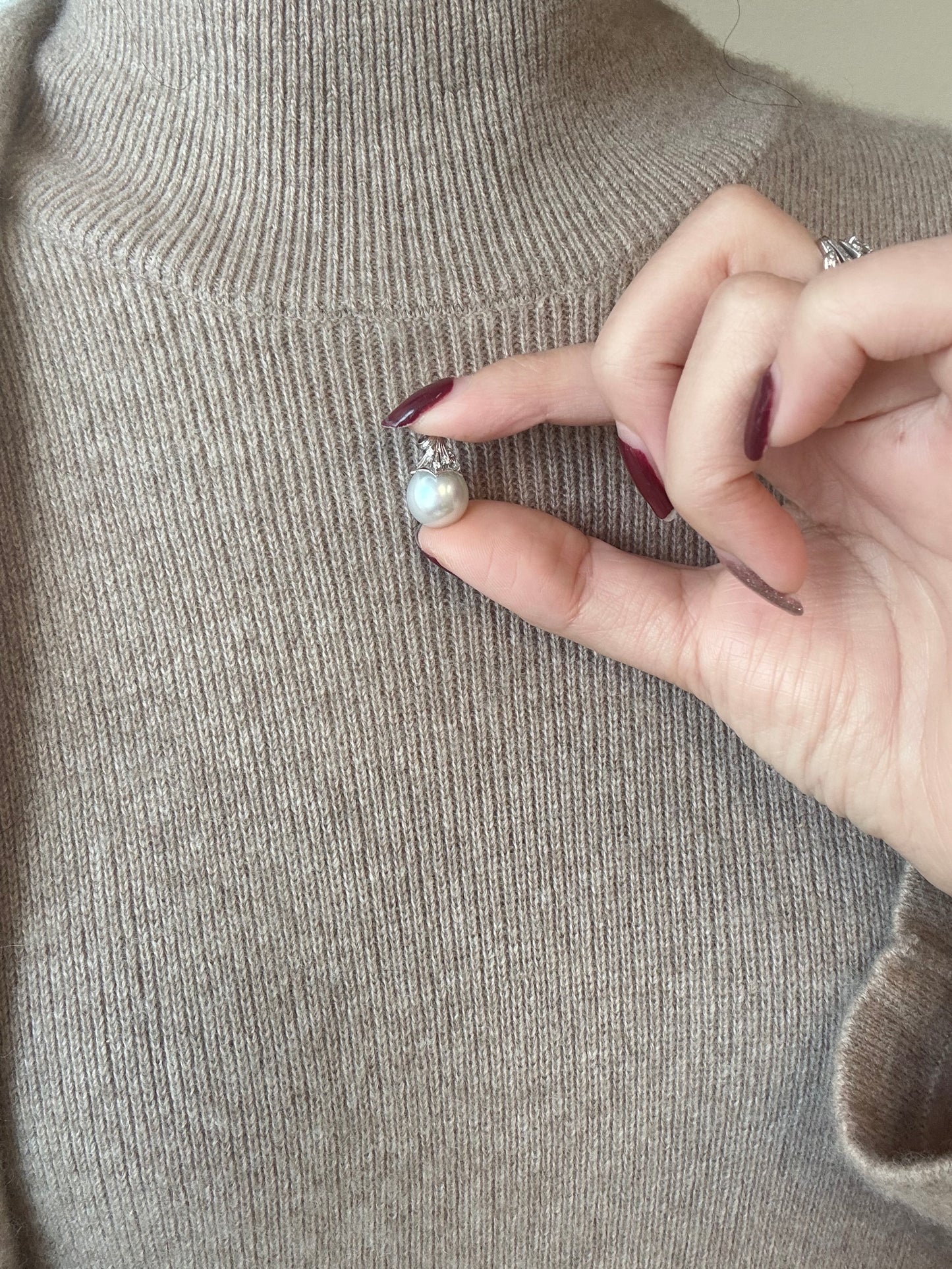 White south Sea Pearl,Single Oval 11.2✖️10.8mm AAA/AA Paspaley