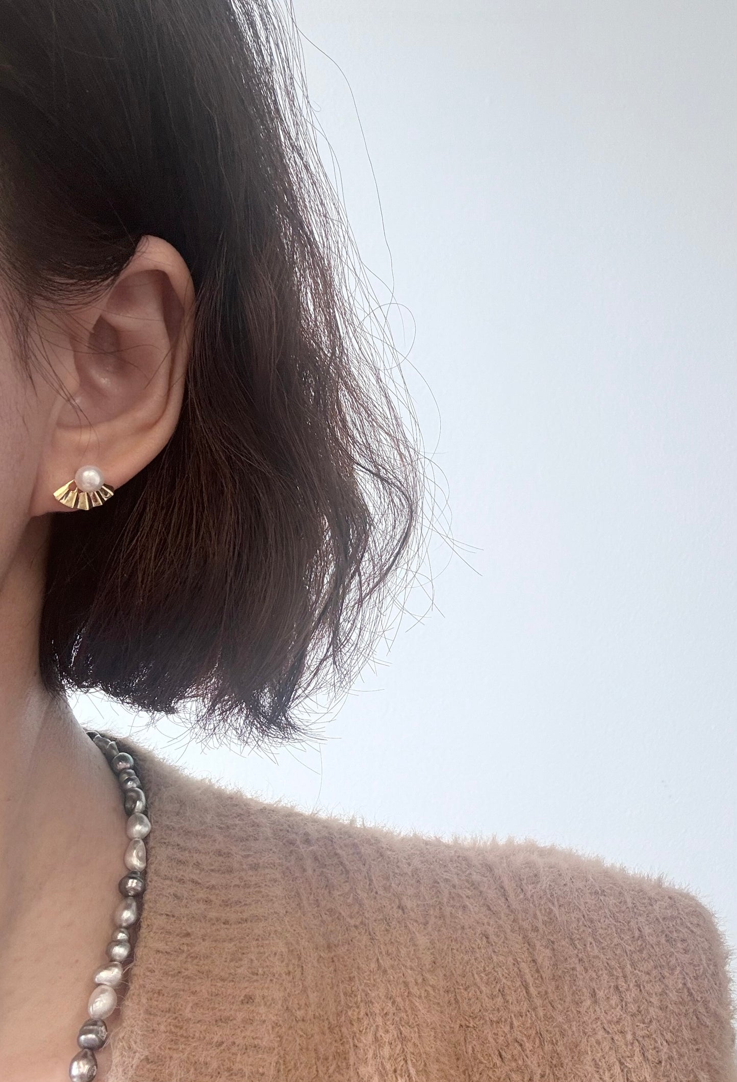 Fun freshwater Pearl Stud