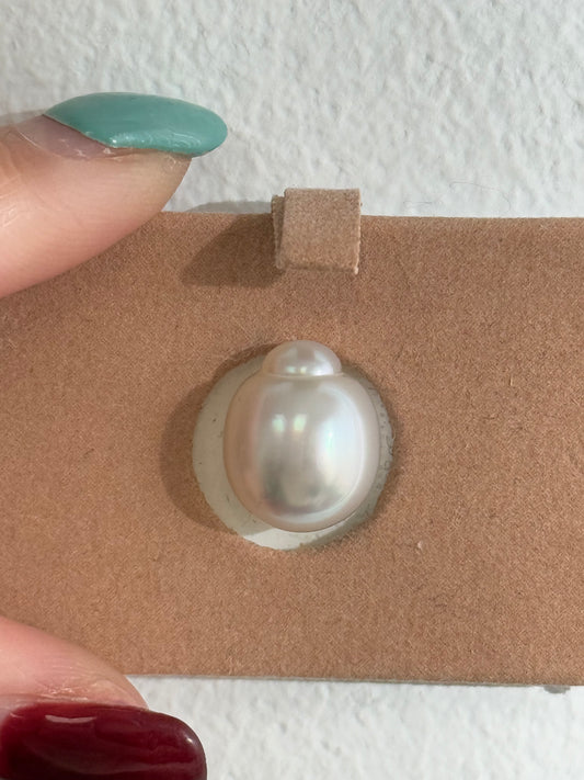 White south Sea Pearl,Single Drop 11.5✖️13.8 AAA/AA Paspaley