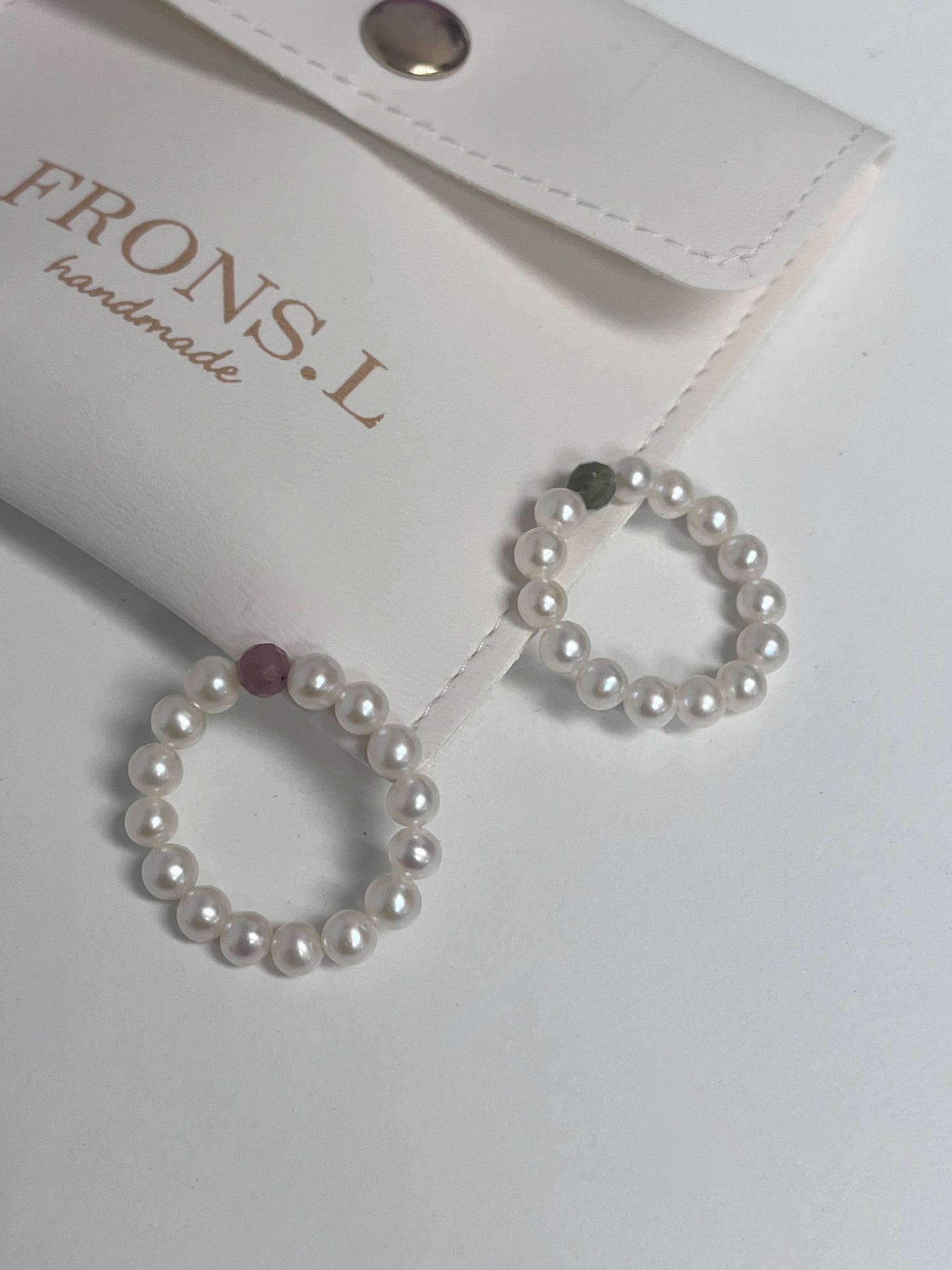 Tourmaline and Pearl Ring