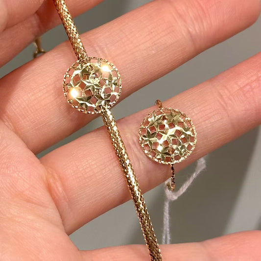 18k solid gold bracelet