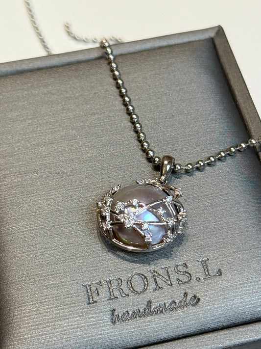 星月☪️ sea Pearl Mabe pendant