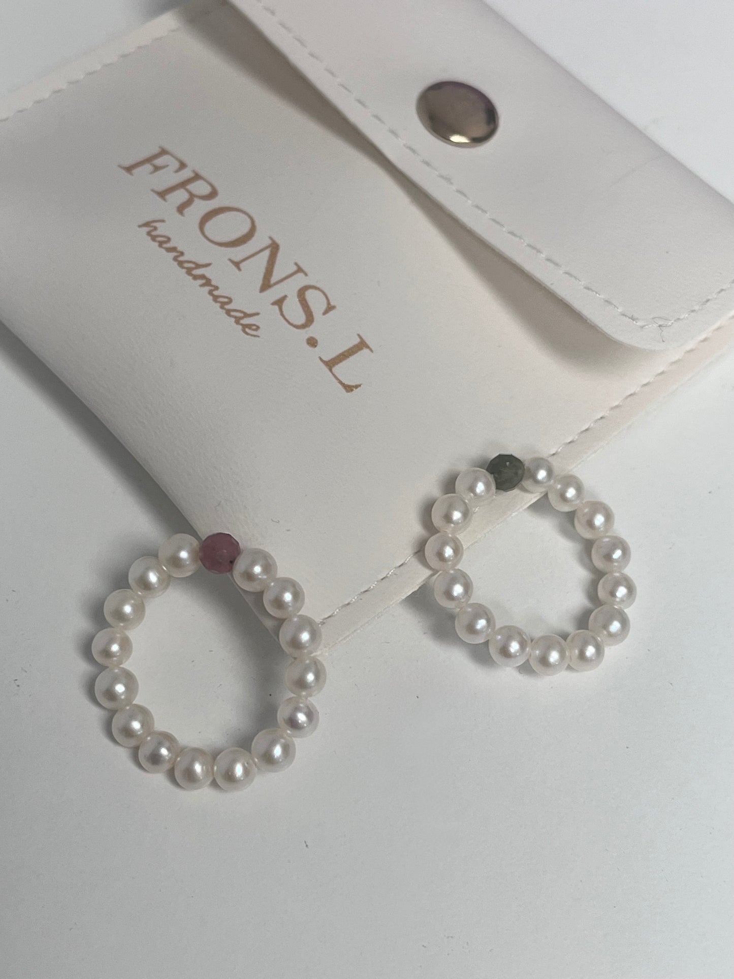 Tourmaline and Pearl Ring