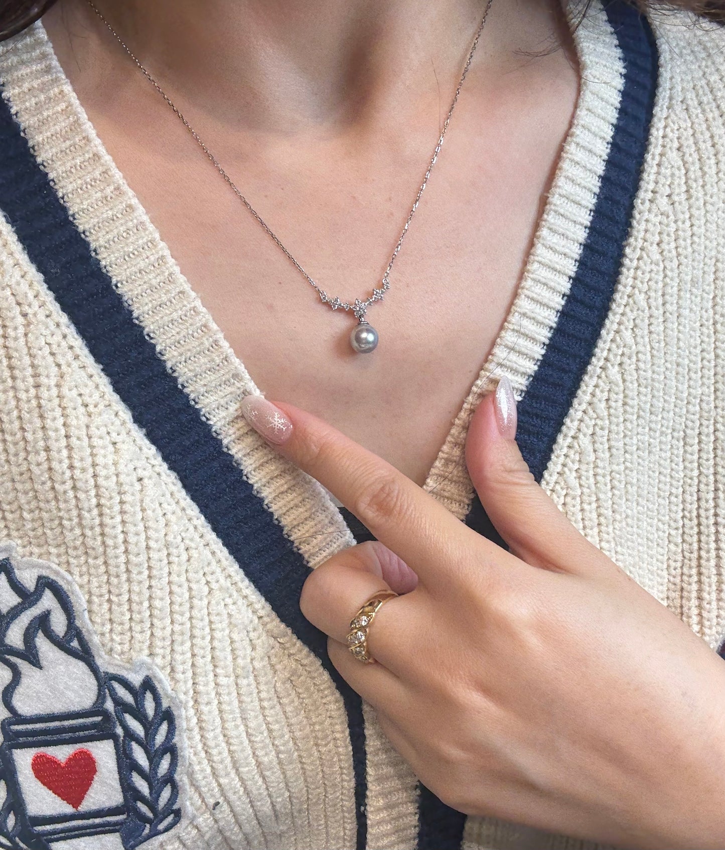 “Smile”Akoya Sea Pearl necklace