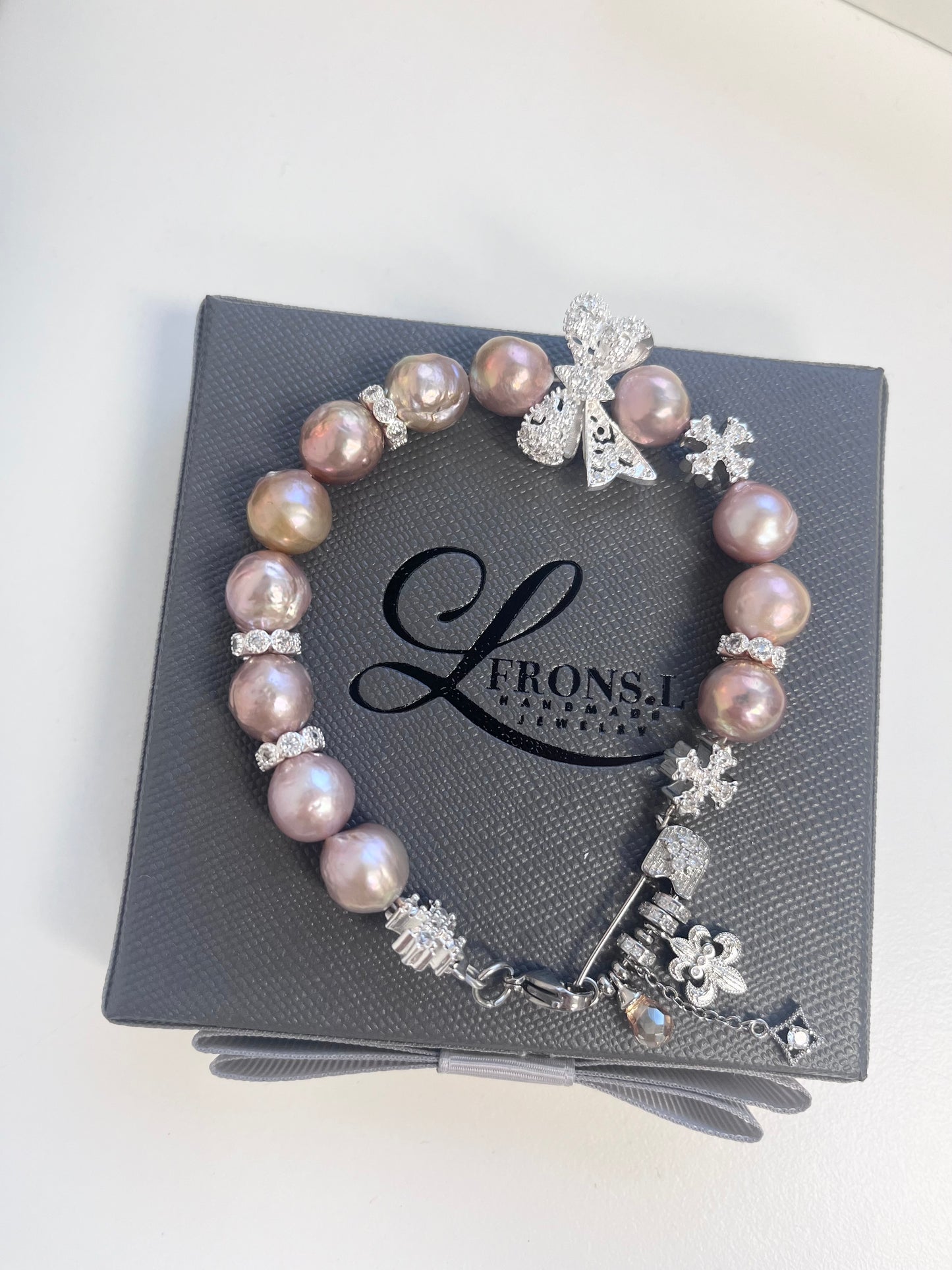 Purple baroque pearl Bracelet