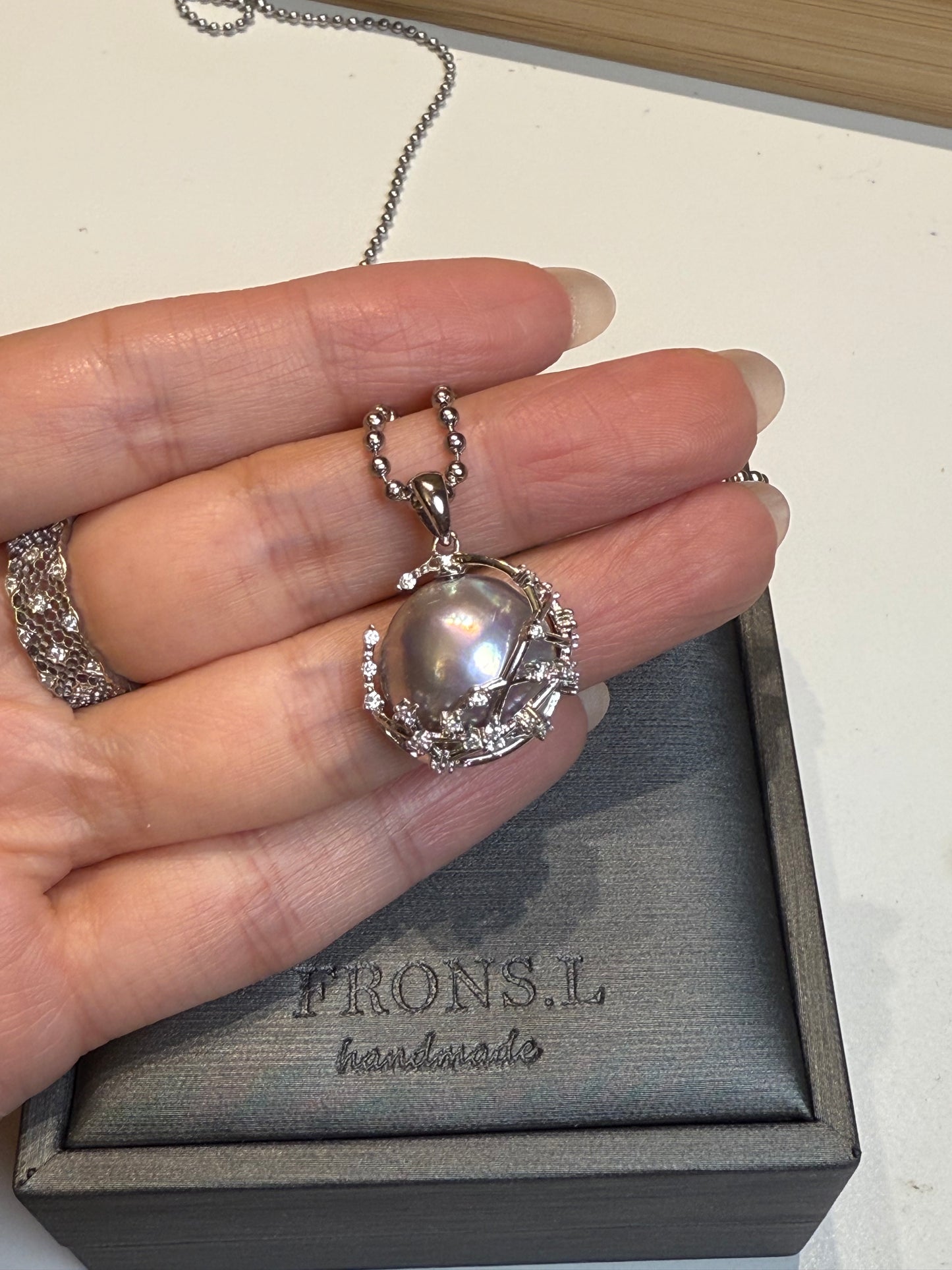 星月☪️ sea Pearl Mabe pendant