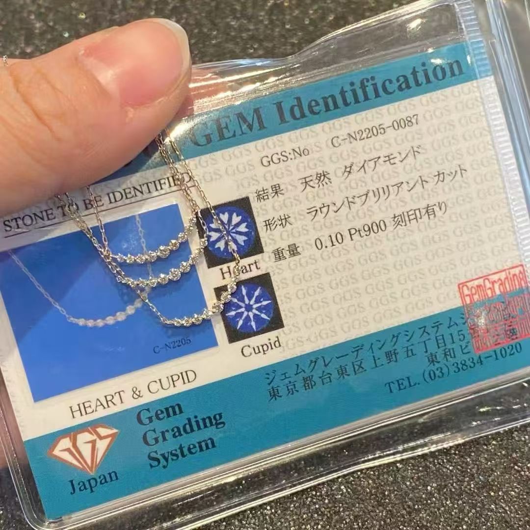 18k rose gold diamond necklace