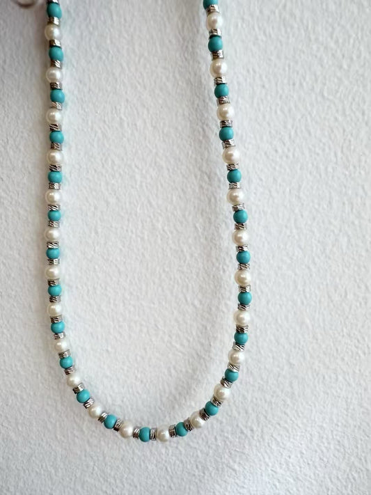 Natural turquoise necklace