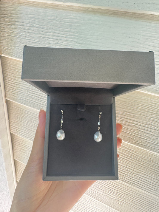 white south sea Pearl earrings