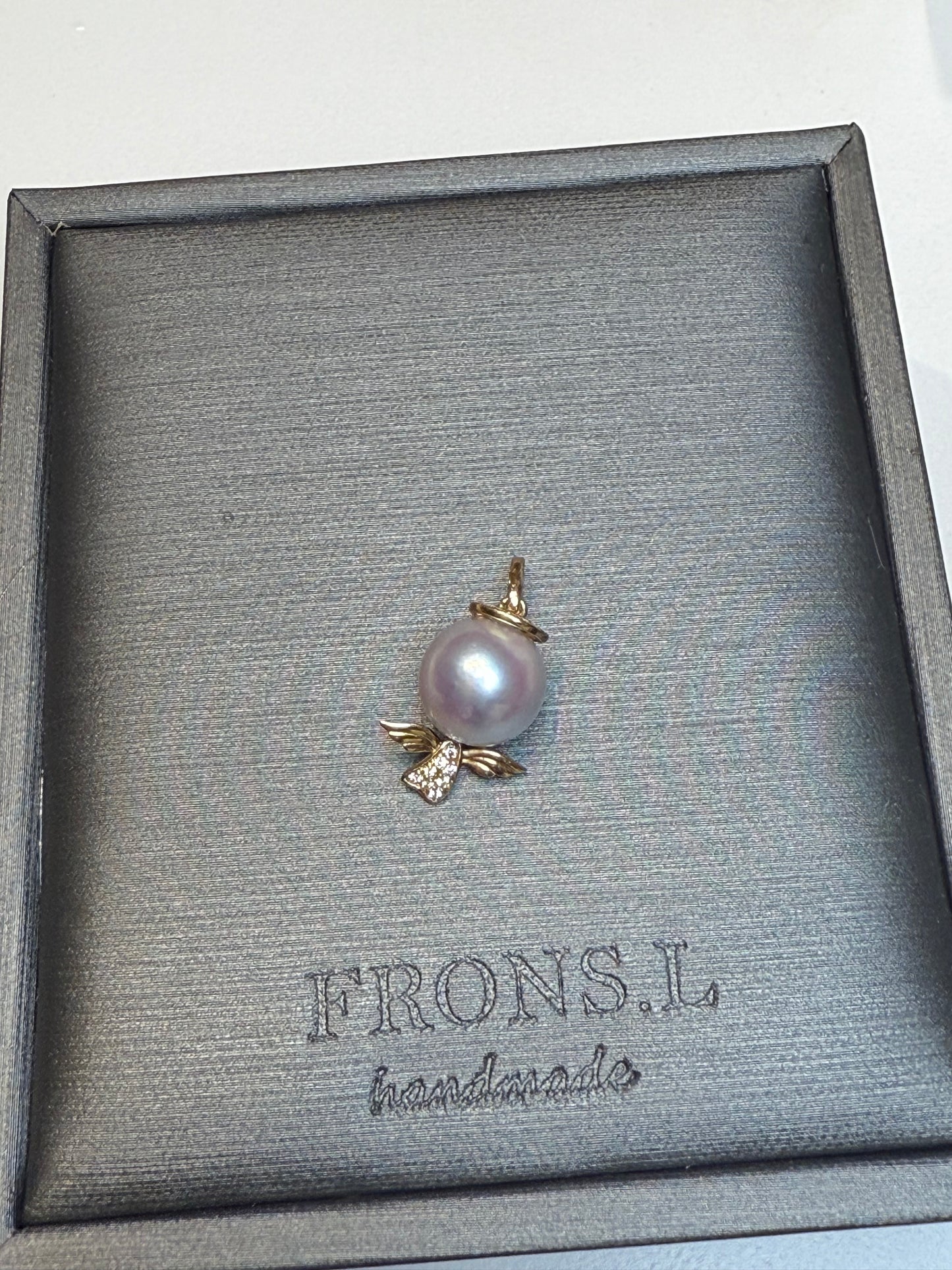 18k天使宝宝Sea Pearl akoya pendant