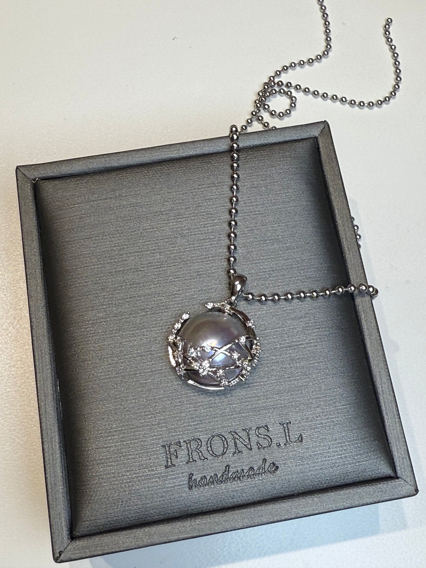 星月☪️ sea Pearl Mabe pendant