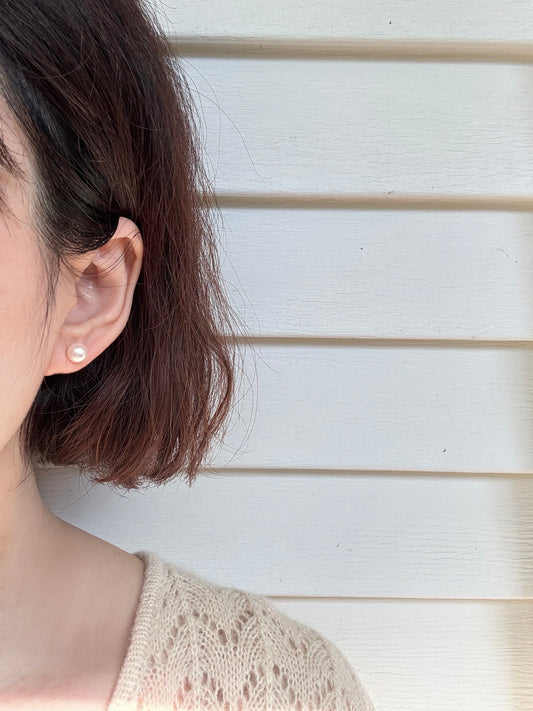 18k solid Gold Akoya & Tahitian earrings