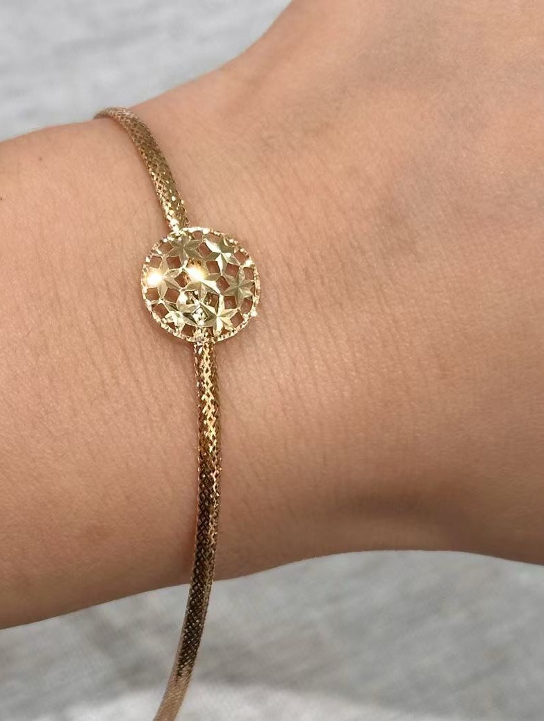 18k solid gold bracelet