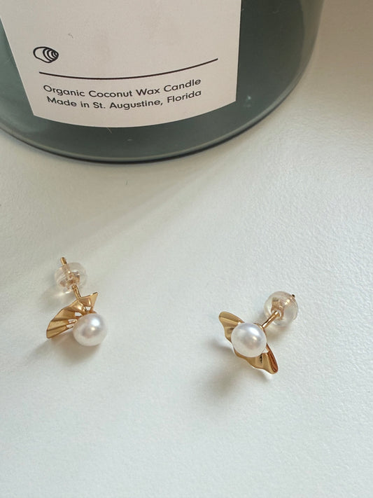 Fun freshwater Pearl Stud