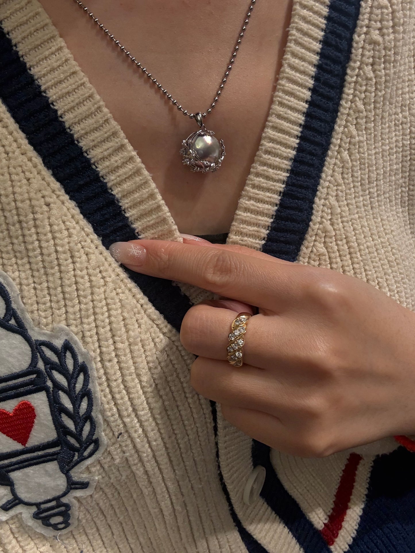 星月☪️ sea Pearl Mabe pendant