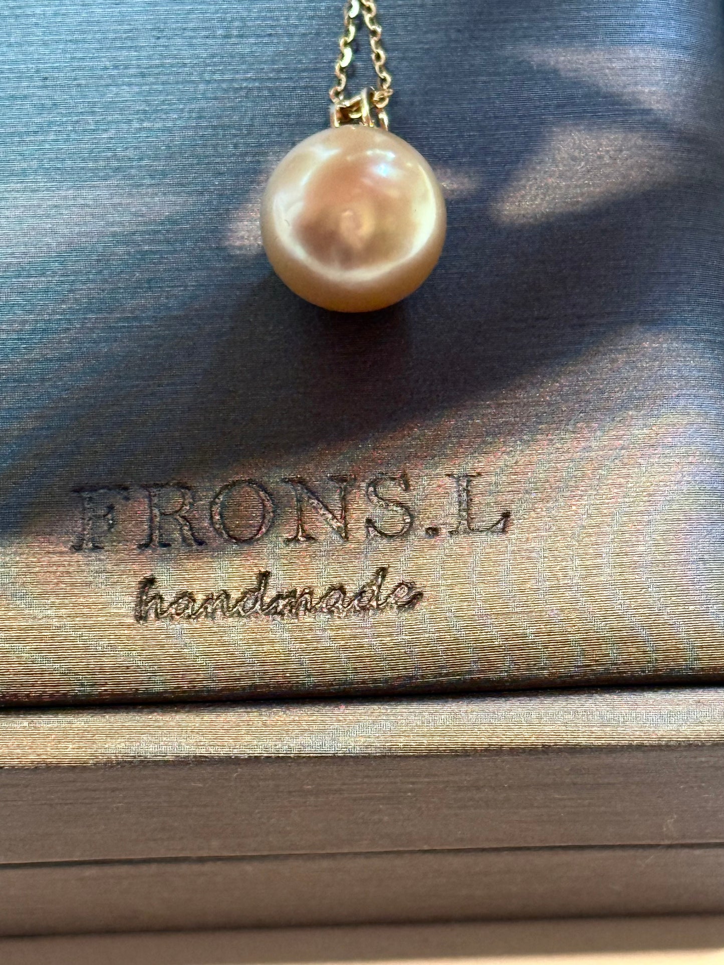 Pink south gold sea Pearl Pendant