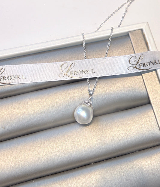 梨花头 South White Baroque Sea Pearl pendant