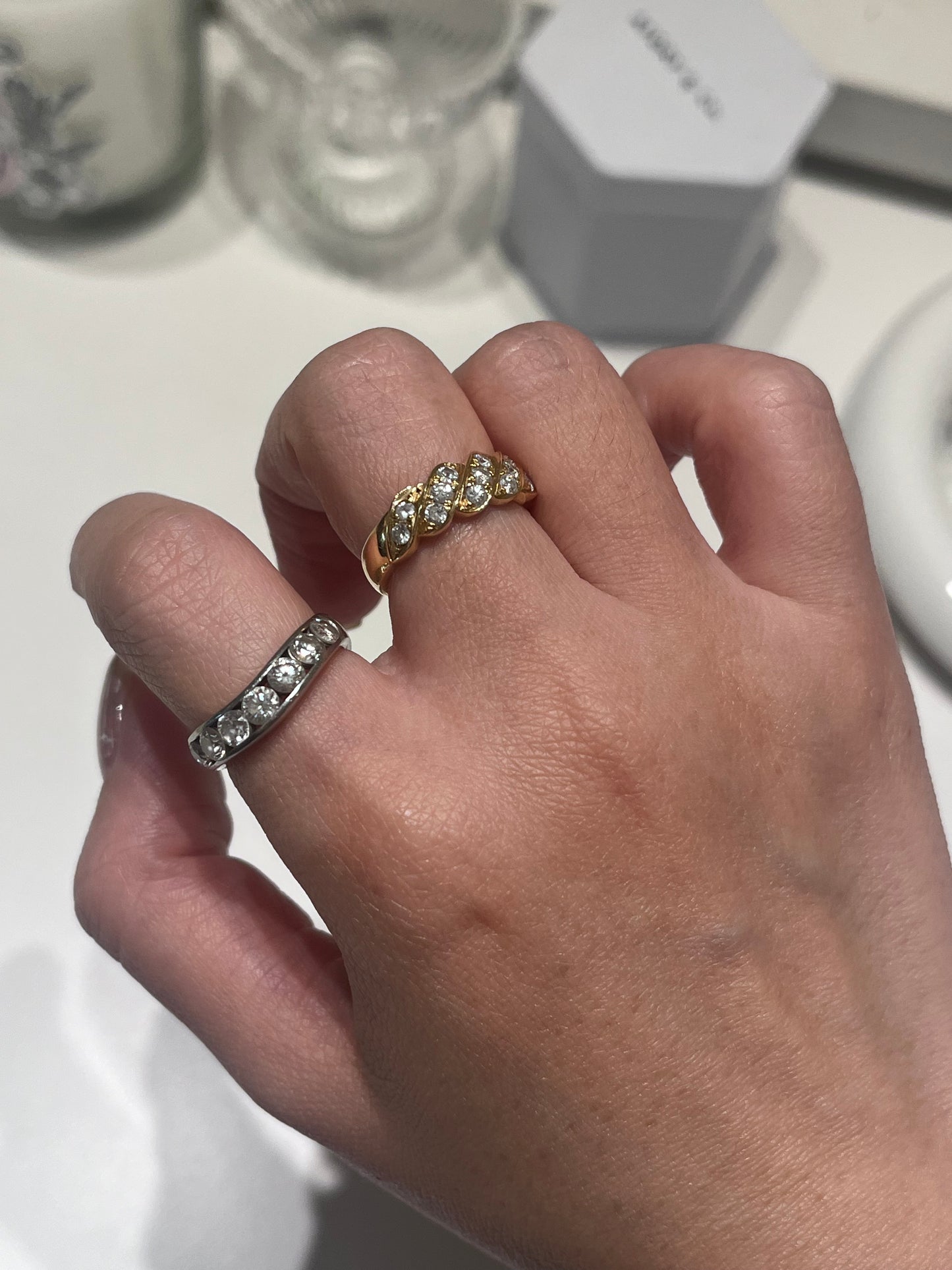 Linna专拍diamond ring