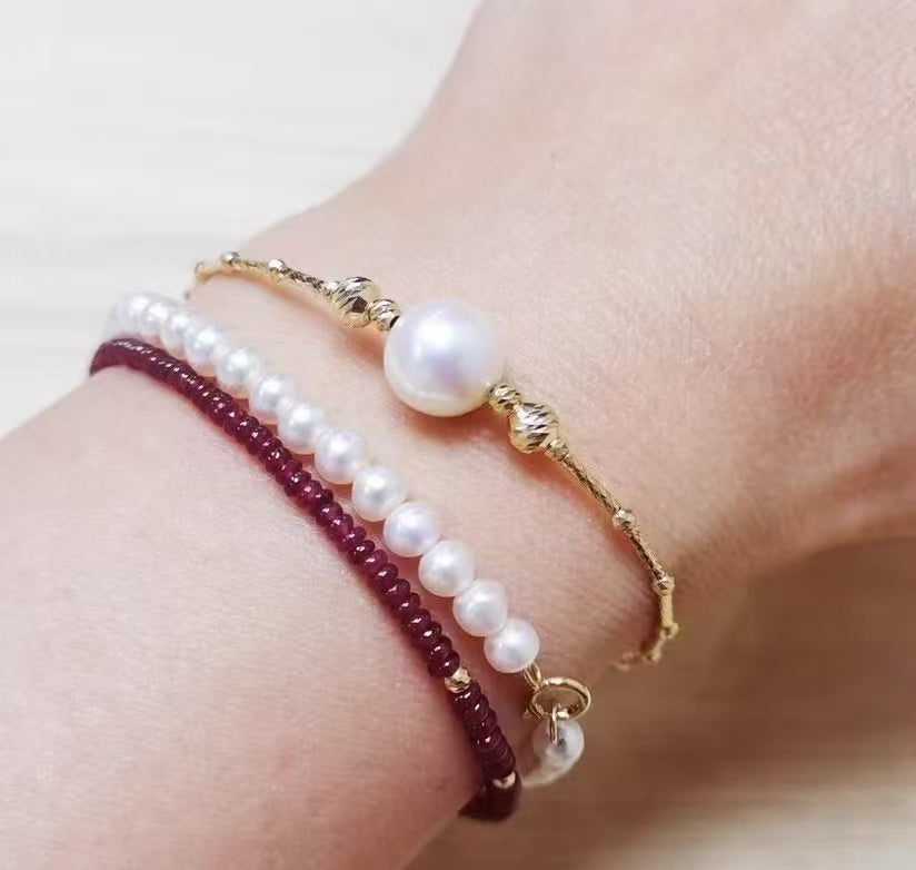 18k Japanes Akoya Bracelet