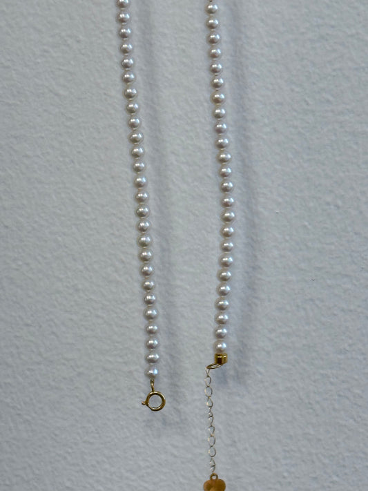 Jess专拍Baby Akoya Pearl Necklace