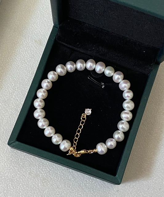 Zircon Pearl Bracelet